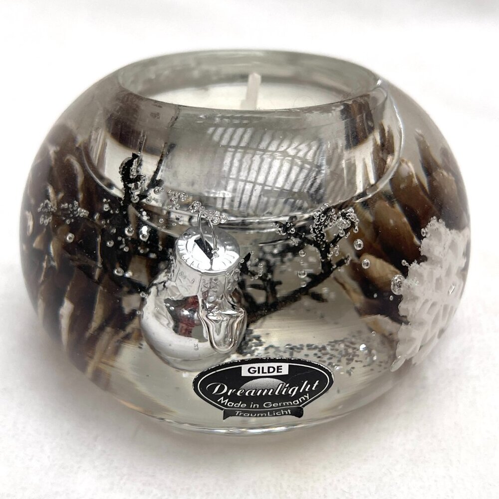 NWT Made in Germany Handemade Crystal Dreamlight "Winter Story" Candle Holder - Picture 4 of 12